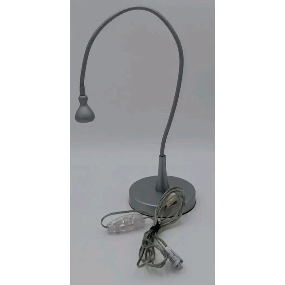 IKEA JANSJO Silver Flexible Articulating Led Desk Hobby Lamp